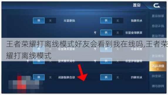 王者荣耀打离线模式好友会看到我在线吗,王者荣耀打离线模式