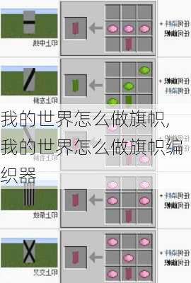 我的世界怎么做旗帜,我的世界怎么做旗帜编织器