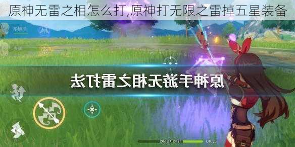 原神无雷之相怎么打,原神打无限之雷掉五星装备