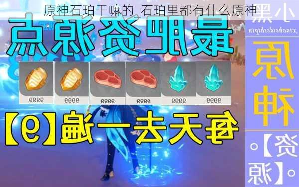 原神石珀干嘛的_石珀里都有什么原神