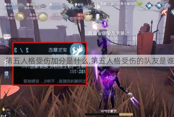 第五人格受伤加分是什么,第五人格受伤的队友是谁