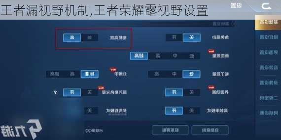 王者漏视野机制,王者荣耀露视野设置