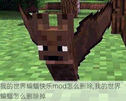 我的世界蝙蝠快乐mod怎么删除,我的世界蝙蝠怎么删除掉