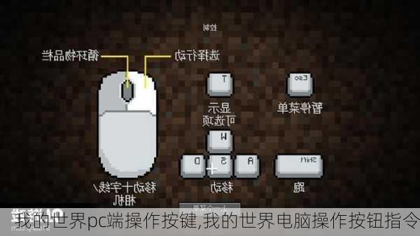 我的世界pc端操作按键,我的世界电脑操作按钮指令