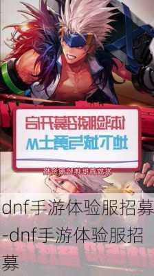 dnf手游体验服招募-dnf手游体验服招募