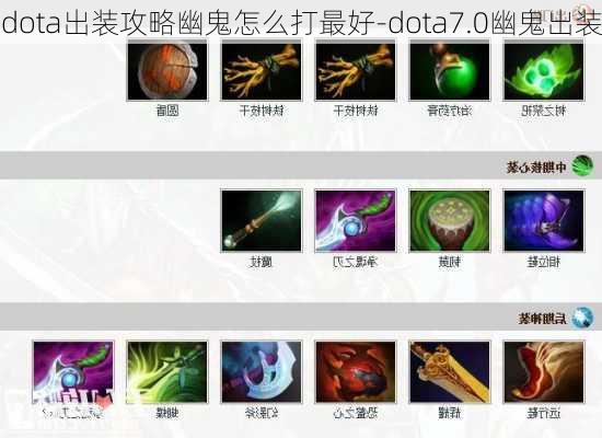 dota出装攻略幽鬼怎么打最好-dota7.0幽鬼出装