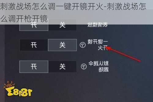 刺激战场怎么调一键开镜开火-刺激战场怎么调开枪开镜