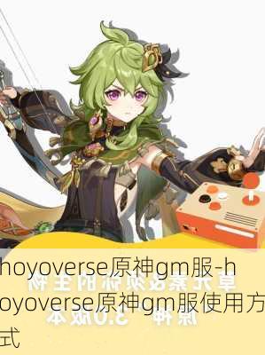 hoyoverse原神gm服-hoyoverse原神gm服使用方式