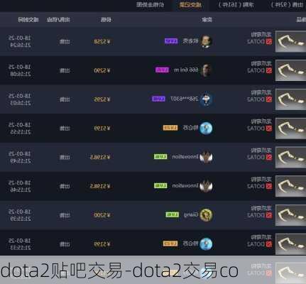 dota2贴吧交易-dota2交易co