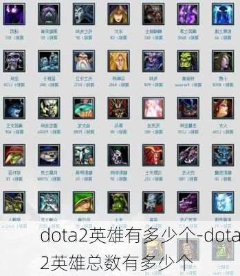 dota2英雄有多少个-dota2英雄总数有多少个