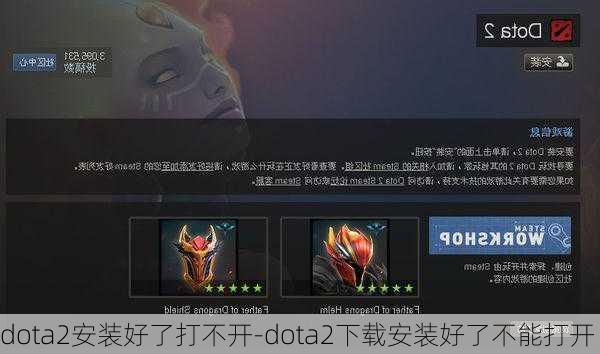 dota2安装好了打不开-dota2下载安装好了不能打开